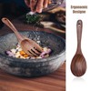 jingfei Wood Salad Servers for Kitchen Wooden Baking Salad Making