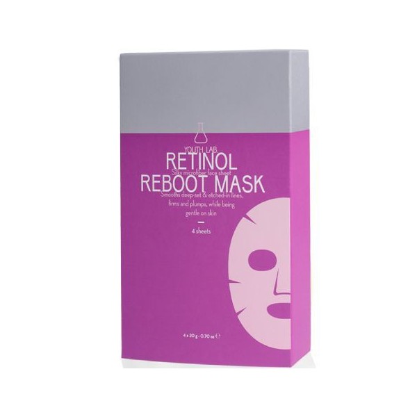 Youth Lab Retinol Reboot Tissue Mask, 4pcs
