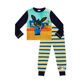 Bing Boys Pyjamas Cbeebies Black with Striped legs (3 years)