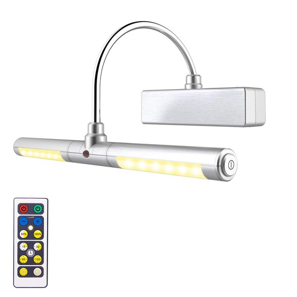 LUXSWAY Battery Powered Picture Light,Wireless Painting Light with Remote,3 Modes