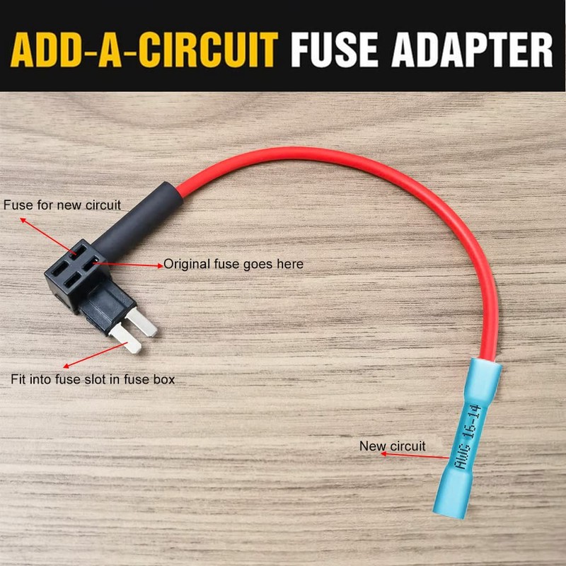 KILIGEN 6pcs 12V 24V Circuit Extra Micro 2 Fuse Tap