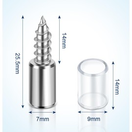 Shelf Brackets, Pack of 20, Shelf Holder with Rubber Protection, Shelf Brackets, Self-Tapping Shelf Brackets, Shelf Pins, Shelf Brackets, Cabinet Floor Holder for Furniture