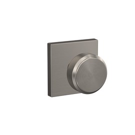 SCHLAGE Custom FC21 BWE 619 COL Bowery Knob with Collins Trim Hall-Closet and Bed-Bath Lock, Satin Nickel