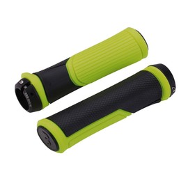 BBB Cycling BHG-96 Cobra Handlebar Grips for Mountain and Road Bikes (Black/Neon Yellow)