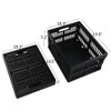 Utiao 1 Pack 15L Small Collapsible Milk Crates, Plastic Folding