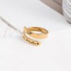 DANSOAN Just Breathe Ring Hope Rings Just Breathe Adjustable Ring