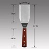 Professional Metal Spatula for Cast Iron Skillets and Flat Top