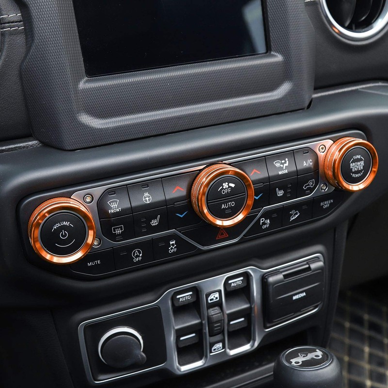 Voodonala Air Conditioner Headlight Center Consoles Switch Knob Cover Trim