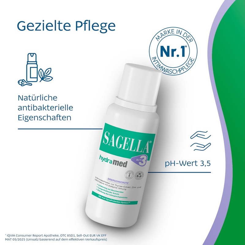 Sagella Hydramed Waschlotion, 500 ml
