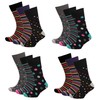 12 Pairs - Men's Bamboo Socks Super Soft Anti Bacterial