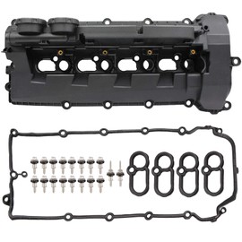A-Premium Right Side Engine Valve Cover, with Valve Cover Gasket & Spark Plug Seals & Bolts, Compatible with Land Rover LR4 2010-2013, Range Rover 2010-2019, Range Rover Sport 2010-2019, V8 5.0L