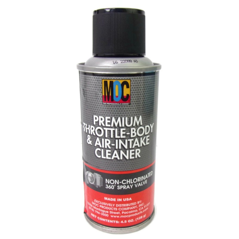 MOC Premium Throttle-Body & Air-Intake Cleaner 4.5oz Spray ~ USA