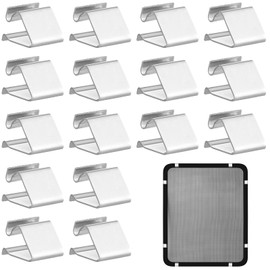 Datanly 16 Pcs RV Window Replacement Screen Clips Screen Installer Clips Screen Retainers Clips RV Roll Form Screen Spring Bail for Replacing Clips on RV Window Screens Repairing Screen Frames