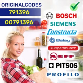 Bottle Holder for Fridge Bottle Shelf 310 x 35 x 40 mm with Original Code 00791396 791396 00655264 00654512 for Bosch for Siemens MONTERAL