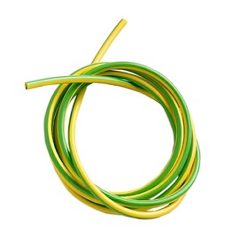 BUYERS POINT 2.0mm Yellow & Green Earth Sleeving | 1 Meter Protective Cable Sleeve for Electrical Wire | Cable Trunking, Underground Pipe