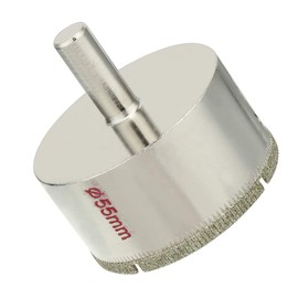 uxcell 55mm Diamond Coated Glass Hole Saw Drill Bits for Ceramic Tile Marble Rock Porcelain Bottles Pots Brick