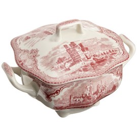 Johnson Brothers Old Britain Castles Pink Covered Sugar Bowl