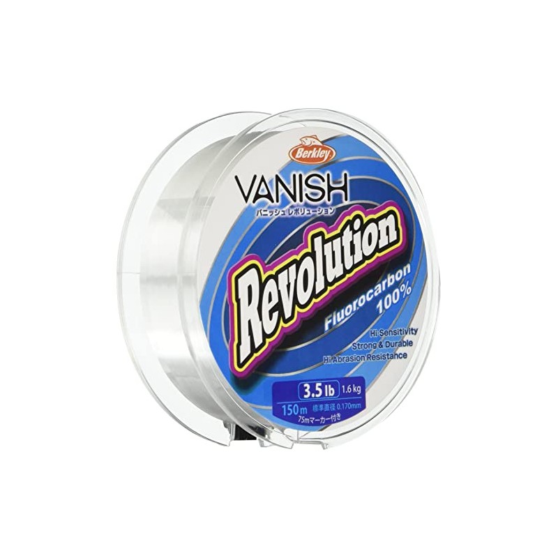 Berkley Vanish Revolution 20LB No. 5 150m Fluorocarbon Line