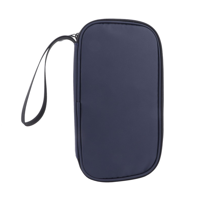 Card Wallet Waterproof Multi Slots Zipper Closure Soft PU Leather