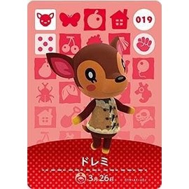 Animal Forest Amiibo Card 1 ND Bullet [019] De Remi