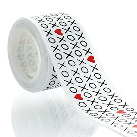 1.5" XOXO Grosgrain Ribbon 5yd