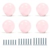 FOAN Cabinet Knobs 6 Pack, Ceramic Drawer Grip Handle, Suitable