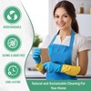 12 Pack Natural Kitchen Sponges, Compostable White Cellulose & Organic