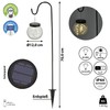Cepewa Solar LED Light Garden Stake Ball │ Height 70