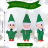 6 Pieces Christmas Elf Dolls Christmas Baby Twin Elf Doll