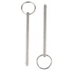 2 Pack Quick Release Pin, Diameter 0.236"(6mm), Overall Length 4.7"(120mm),