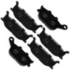 Caltric Front Rear Brake Pads for Yamaha FZ6R 2011-2017 Front