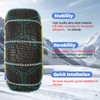 Auto Fixing Snow Chains, 2 x 12 mm, 30s Quick