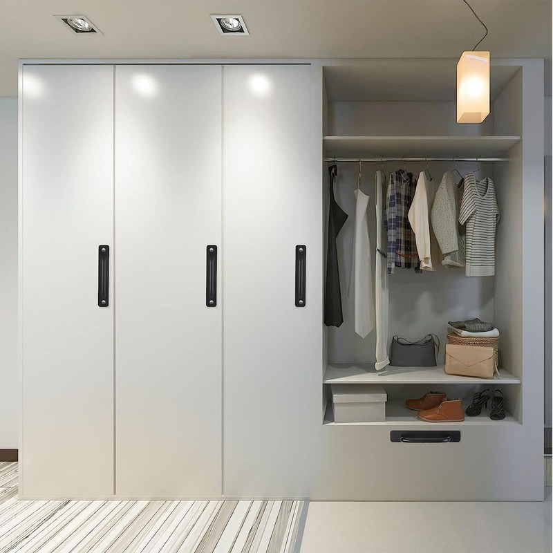Cabinet Door Handles - 5.8 in Solid Sliding Barn Door