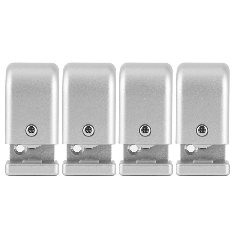 4Pcs Adjustable Sliding Door Stopper Roller Guide Hardware Accessory for
