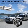 1 inch Stainless Steel Exhaust Hose, 98.4" Flexible Exhaust Pipe,Diesel