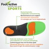 FootActive SPORT - Einlegesohlen für Sport, Freizeit und Beruf, Green,