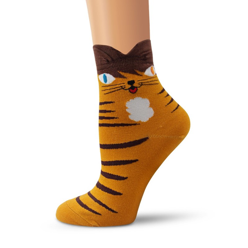 Ambielly - Calcetines de algodón para mujer con diseño de