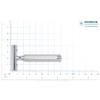 MERKUR Safety Razor 42C, Classic with Hexagonal Handle, Gloss Chrome,