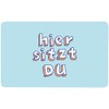 Inkognito 68015 Breakfast Board with German Text "Du (You, Occasion:")