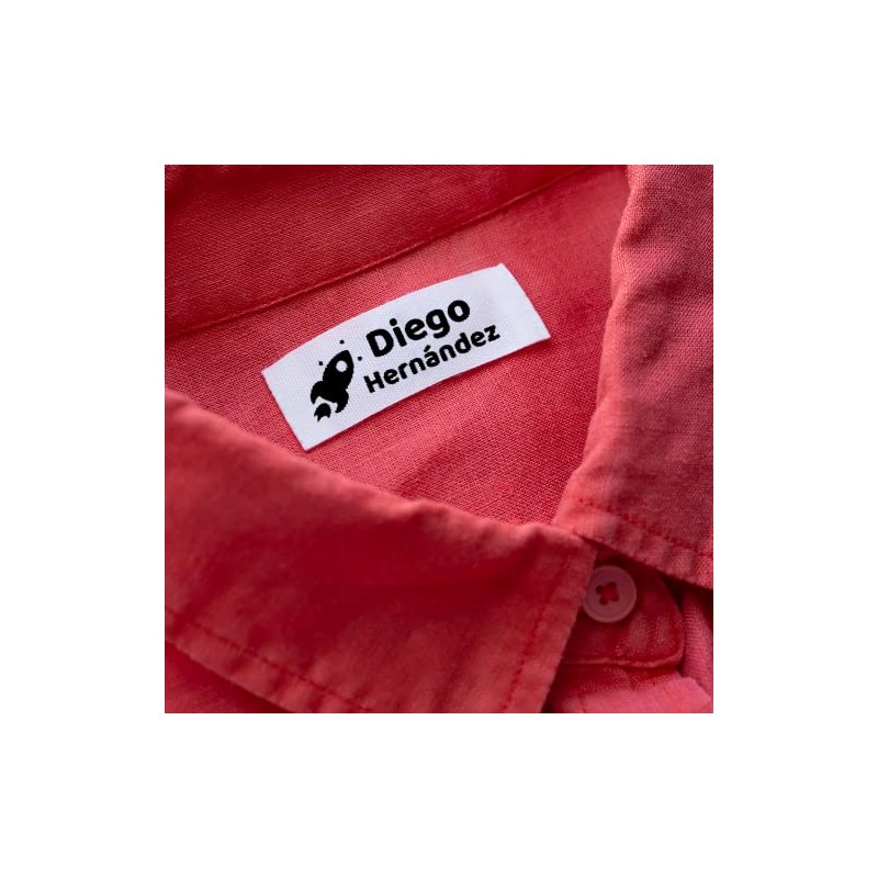 Sello Personalizado para Marcar Ropa - Carcasa Personalizada y Cinta