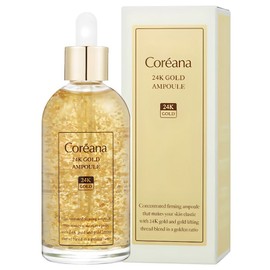 Koreana 24K Gold Ampoule, 1 ea, 100ml / 코리아나 24K 골드 앰플, 1개, 100ml