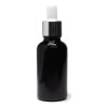 Meliars Frasco Gotero 10/30 Ml Negro Bulbo Plata/blanco (30 Pzs)