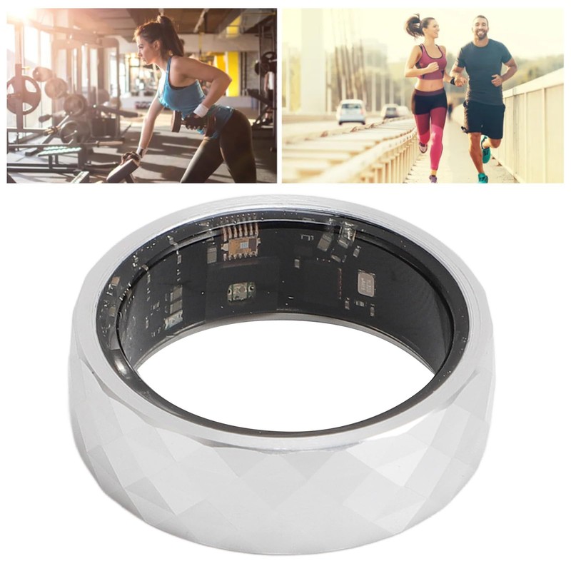Aluminum Alloy Smart Ring, Lightweight & Elegant, Monitors Sleep Patterns,