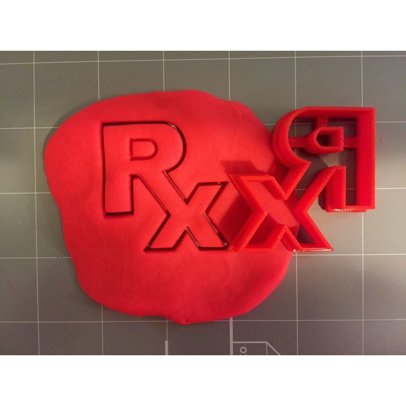 Medical Rx logo Cookie Cutter (7.62 cm)