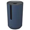 Tiger Tess, Spare toilet roll holder with lid freestanding, Blue/Black,