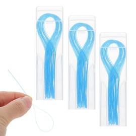 Baluue Enhebrador De Hilo Dental De Nylon 150 Piezas Para Limpieza Interdental En Puentes Aparatos Ortodónticos Uso En Casa Oficina Viajes