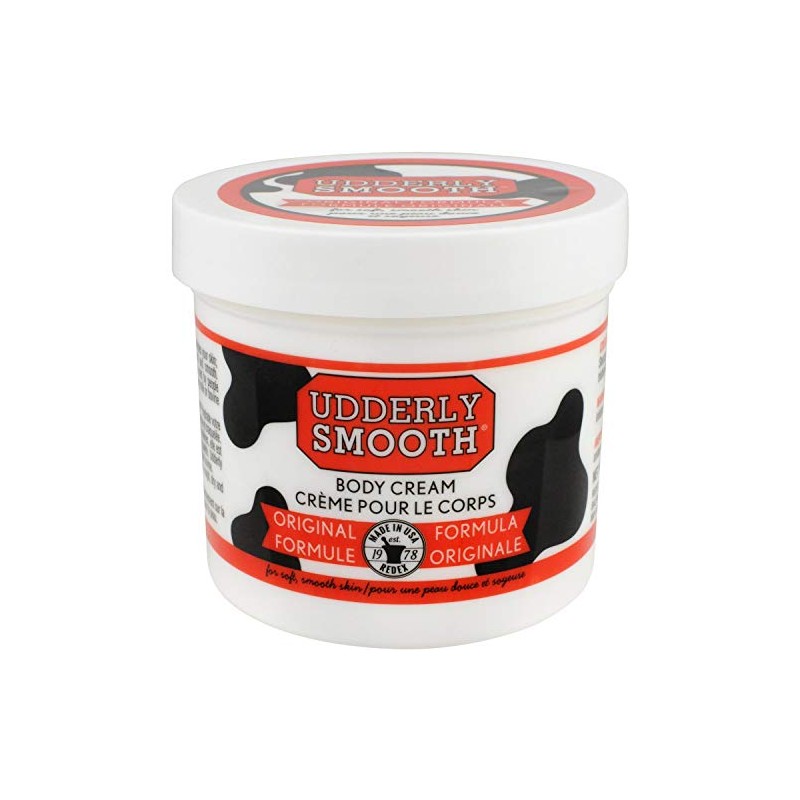 Udderly Smooth Udder Cream, Skin Moisturizer, 12 Ounce Jar (Pack