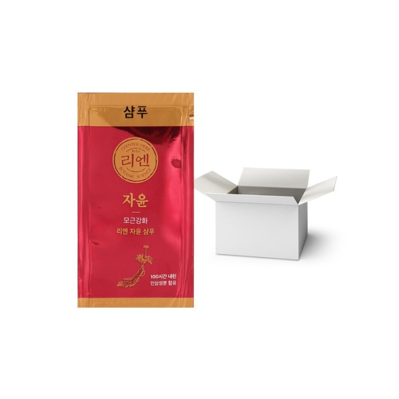 (100 pieces) LG Lien Jayoon Shampoo 8ml (pouch) / (100개)엘지