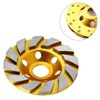 2 Pieces 4 Inch Concrete Stone Ceramic Turbo Diamond Grinding