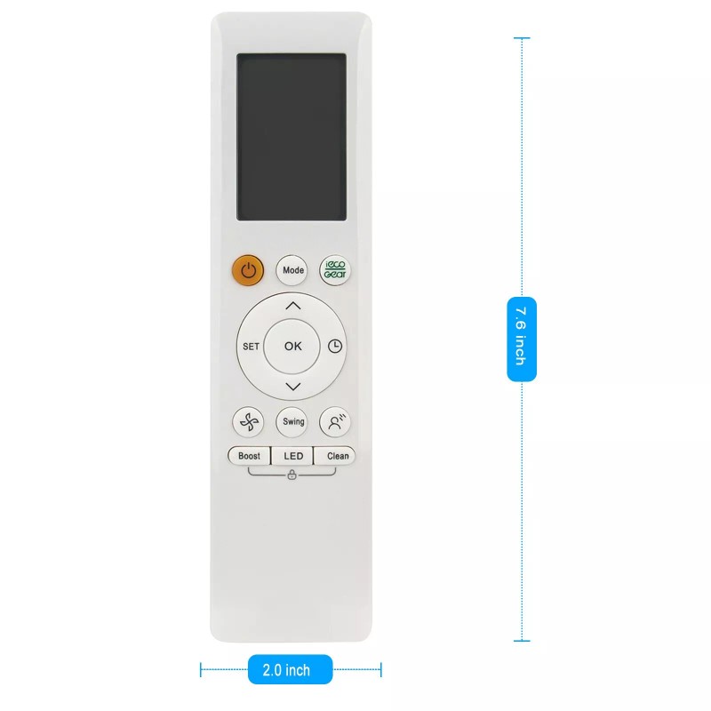For Midea New Replace Remote for Midea Duo 12,000 BTU